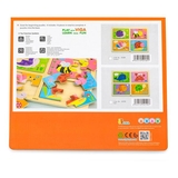 Набор деревянных пазлов Viga Toys Море 4 в 1 (50190) - Pampik - 2