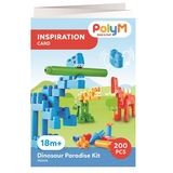 Конструктор PolyM Рай для динозаврів 200 деталей (760009) - Pampik - 10