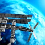 Колекційна модель-конструктор Metal Time Astronaut's Lodge Космічна станція МКС, механічна (MT017) - Pampik - 11