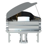 Колекційна модель-конструктор Metal Time Рояль, зі звуком (MT011) - Pampik - 4