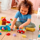 Конструктор LEGO DUPLO Classic Велика коробка з кубиками 85 деталей (10914) - Pampik - 9