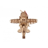 Дерев'яний механічний 3D конструктор Ugears Літак Скажений Шершень, 354 деталей (70183) - Pampik - 3