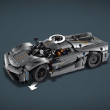 Конструктор LEGO Technic Koenigsegg Jesko Absolut сірий гіперкар 801 деталь (42173) - Pampik - 6