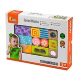 Дерев'яні кубики Viga Toys Брязкальця (50682) - Pampik - 2