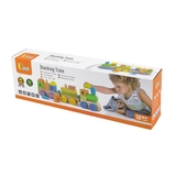 Деревянный поезд Viga Toys Кубики (50572) - Pampik - 2