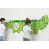 Бизиборд Viga Toys Крокодил, 5 секций (50346FSC) - Pampik - 7