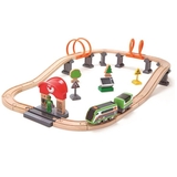 Железная дорога Hape с поездом 37 эл. с мировыми эффектами от солнечной батареи (E3762) - Pampik - 3