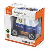 Деревянная пирамидка Viga Toys Полицейская машинка (50201) - Pampik - 2