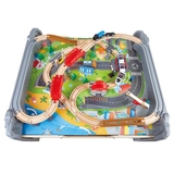 Іграшкова залізниця Hape зі столом 70 ел. (E3766) - Pampik - 6