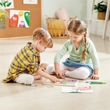 Пазл Hape Динозаври з розмальовкою, 24 елементи (E1641) - Pampik - 7