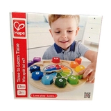 Деревянный пазл-сортер Hape Часы (E8043) - Pampik - 2