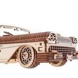 Деревянный механический 3D конструктор Ugears Кабриолет мечты VM-05 (70073) - Pampik - 5