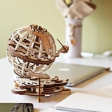 Деревянный механический 3D конструктор Ugears Глобус (70128) - Pampik - 5