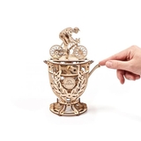 Деревянный механический конструктор Ugears Автоматон Велосипедист (70148) - Pampik - 5