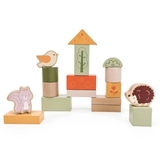 Дерев'яні кубики PolarB Зелений ліс, 50 елементів (44230) - Pampik - 2