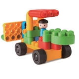 Конструктор PolyM Автопарк в зоопарке, 40 деталей (760006) - Pampik - 5