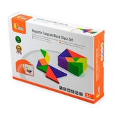 Гра-головоломка Viga Toys Магнітний танграм для дошок, 35 елементів (50643FSC) - Pampik - 2