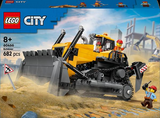 Конструктор LEGO City Желтый бульдозер, 682 детали (60466) - Pampik