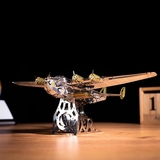 Колекційна модель-конструктор Metal Time Splashing Dreamer Боїнг-314 механічний (MT053) - Pampik - 13