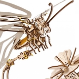 Деревянный механический 3D конструктор Ugears Бабочка (70081) - Pampik - 3