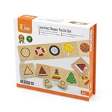 Деревянный пазл-игра Viga Toys Изучаем формы (44506) - Pampik - 2