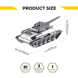 Колекційна модель-конструктор Metal Time Танк T-34/85 (MT071) - Pampik - 8