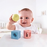 Набор погремушек Hape Геометрические фигуры 3 в 1 (E0454) - Pampik