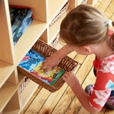 Кошики для іграшок University плетені низькі 5 шт. (U39130) - Pampik - 3