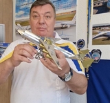 Колекційна модель Metal Time Ukrainian Dream Exclusive Edition Ан-225 Мрія, двокольорова, зібрана (MT001EE/READY) - Pampik - 14