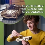 Деревянный механический 3D конструктор Ugears Крылатое спорткупе (70205) - Pampik - 11