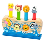 Дерев'яний сортер Viga Toys Веселий ковчег (50041) - Pampik