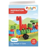 Конструктор PolyM Автопарк в зоопарке, 40 деталей (760006) - Pampik - 6