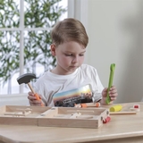 Деревянный набор Viga Toys Чемодан с инструментами, 10 шт. (50387) - Pampik - 4