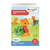 Конструктор PolyM Птицы и зверьки, 13 деталей (760002) - Pampik - 10