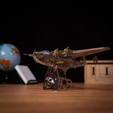 Колекційна модель-конструктор Metal Time Splashing Dreamer Боїнг-314 механічний (MT053) - Pampik - 6