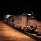 Коллекционная модель-конструктор Metal Time Heavy Loco Грузовой карго-поезд механический (MT023) - Pampik - 7