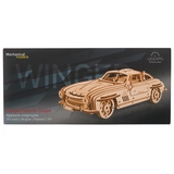 Деревянный механический 3D конструктор Ugears Крылатое спорткупе (70205) - Pampik - 12