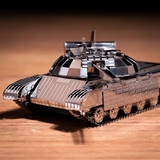 Коллекционная модель-конструктор Metal Time Bulat украинский танк T-64 Булат (MT059) - Pampik - 8