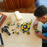 Конструктор LEGO Despicable Me 4 Ґру й посіпаки з кубиків 839 деталей (75582) - Pampik - 9