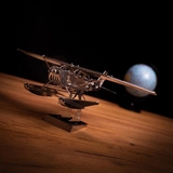 Колекційна модель-конструктор Metal Time Breeze Drifter Гідроплан механічний (MT003) - Pampik - 2