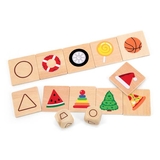 Деревянный пазл-игра Viga Toys Изучаем формы (44506) - Pampik - 3