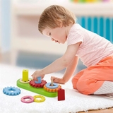 Дерев'яна пірамідка Viga Toys Шестерінки (59611) - Pampik - 5