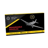 Колекційна модель-конструктор Metal Time Remarkable Douglas Літак DC-3 механічний (MT057) - Pampik - 7