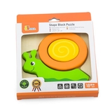 Дерев'яний мініпазл Viga Toys Равлик (59931) - Pampik - 2