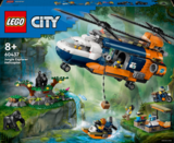 Конструктор LEGO City Exploration Вертоліт у базовому таборі для дослідження джунглів 881 деталь (60437) - Pampik - 2