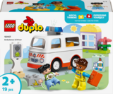 Конструктор LEGO DUPLO Швидка допомога та водій, 19 деталей (10447) - Pampik