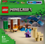 Конструктор LEGO Minecraft Експедиція Стіва в пустелю 75 деталей (21251) - Pampik - 2