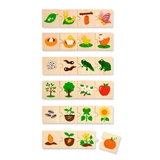 Логический пазл Viga Toys Что из чего произрастает 24 эл. (51609) - Pampik