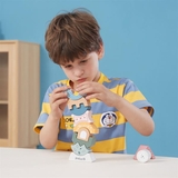 Деревянная пирамидка-балансир PolarB Башенка (44070) - Pampik - 6