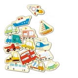 Набор магнитов Hape Транспорт 30 шт. (E2008) - Pampik - 3